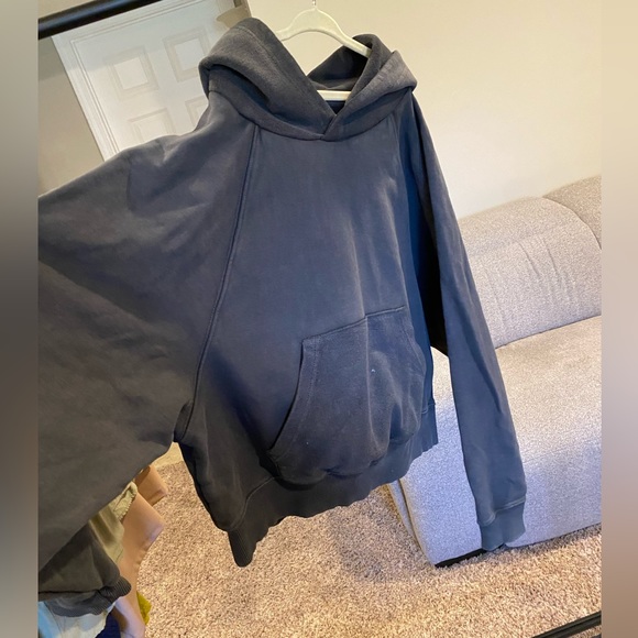 aerie Tops - Aerie Black Crop Sweat Shirt